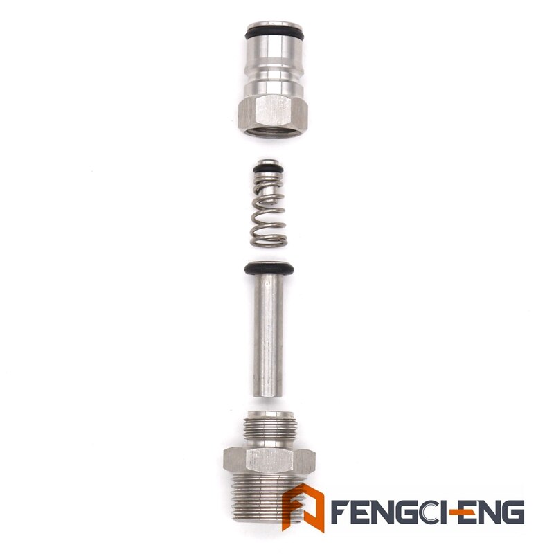 Homebrew 19/32-18 Ball Lock Post with 1/2" NPT Thread Bulkhead Assembly Gas/Liquid Ball Lock Corny Keg Adapter