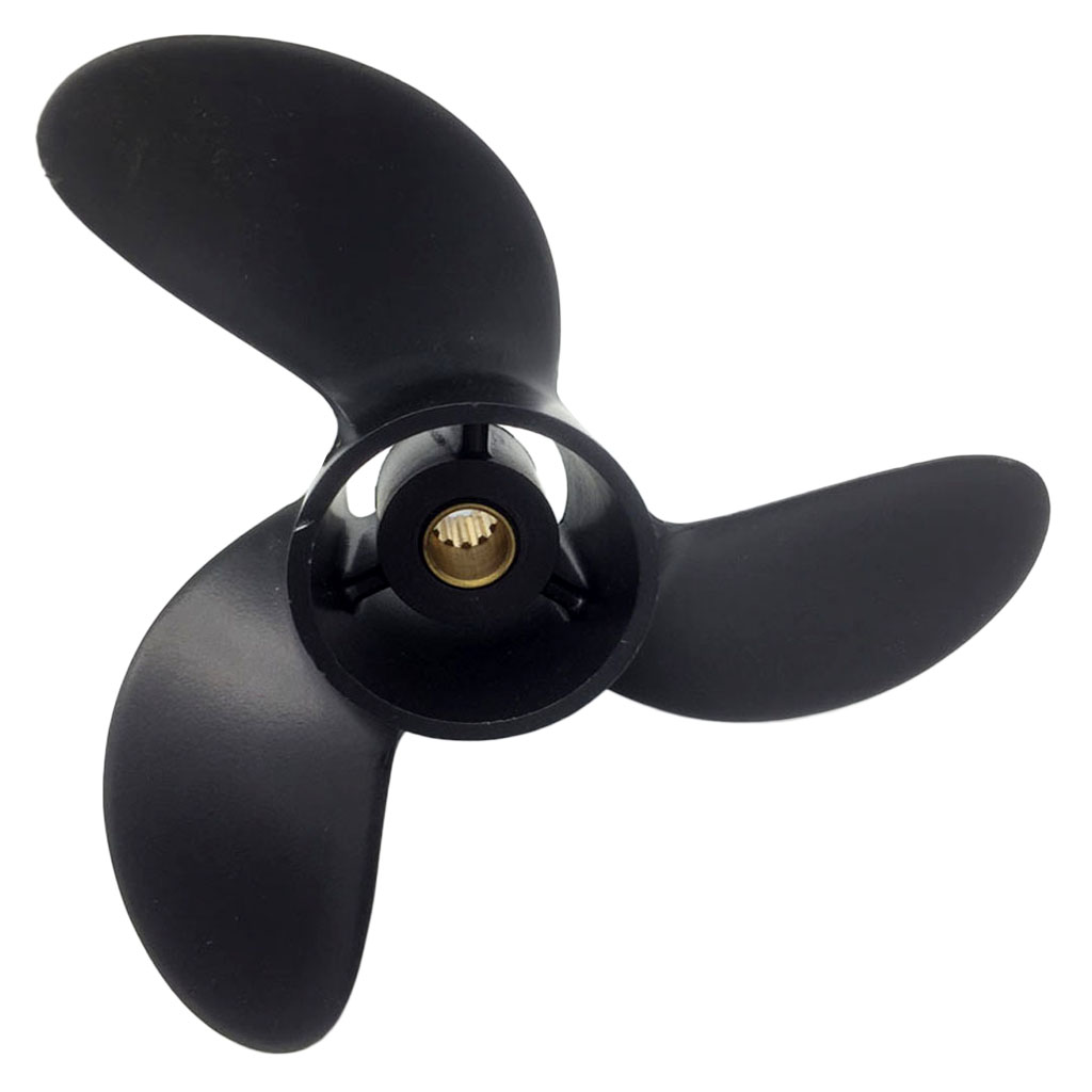 3 Blade Aluminium Outboard Propeller Prop For Tohatsu Outboards 5-6HP