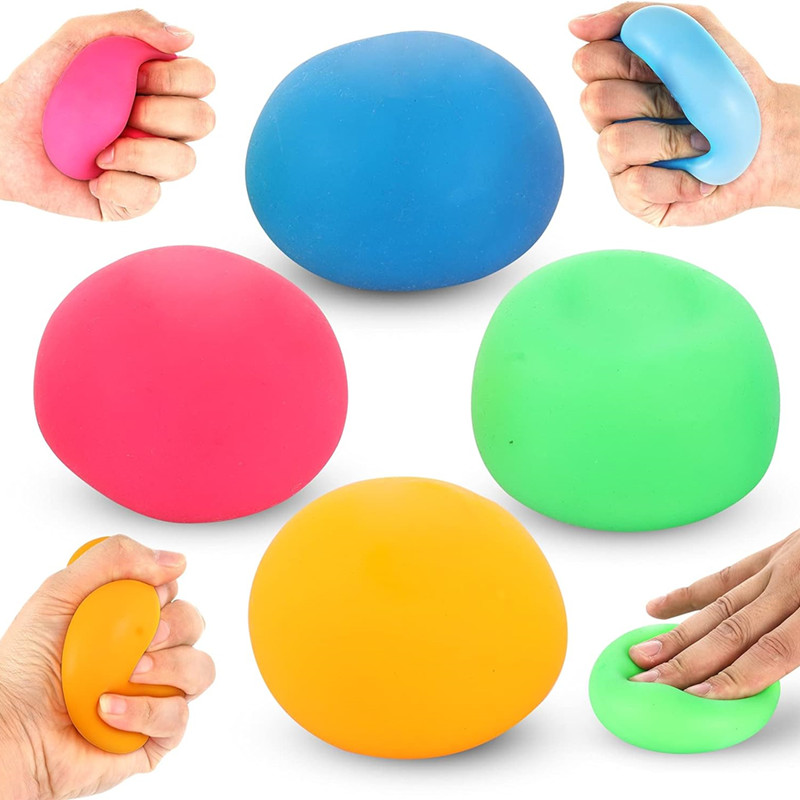 Balles anti-Stress Squishy, jouets de résistance, soulagement du Stress sensoriel, jouets de thérapie des mains, balle à presser pour enfants et adultes