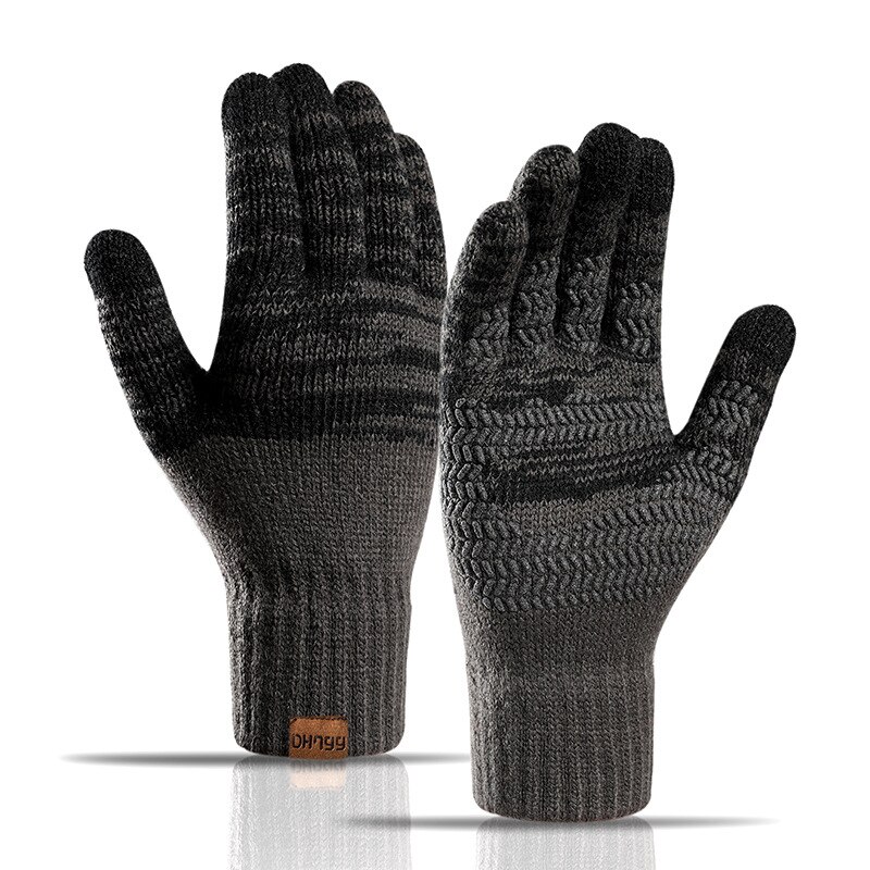 Touch Screen Handschoenen Voor De Winter Wol Gebreide Heren Handschoenen Vrouwelijke Warme Mitten Outdoor Rijden Koude-Proof Handschoen guantes Mitt