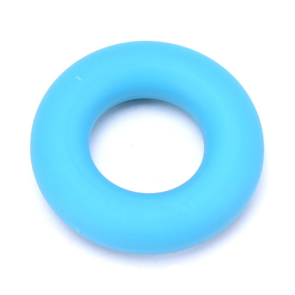Anneau de poignée en caoutchouc de 7cm de diamètre, 1 pièce, anneau d&#39;entraînement musculaire, exercice de gymnastique, extenseur de force: Bleu