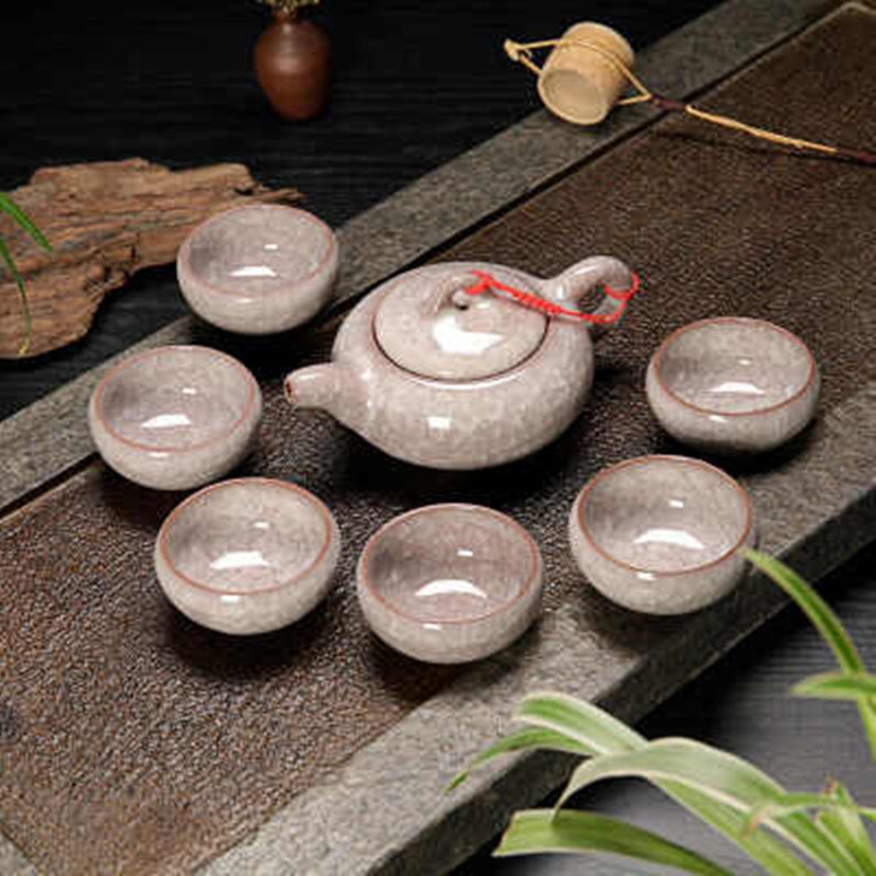 Zisha Theepot Keramische Oven Wordt Kung Fu Theepot Ice Gebarsten Glazuur Theepot 4