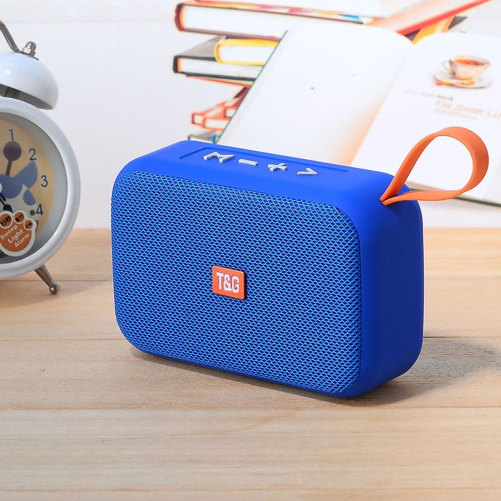 TG506 Speakers Portable Mini Speaker Wireless HIFI Speaker Soundbar Outdoor Loudspeaker Support TF Card FM Aux vs TG182: Blue