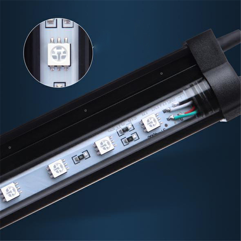 Bubble Aquarium Light Fish Tank Submersible Light EU US Plug Aquatic Air Bubble Oxygenation Lamp LED Aquarium Light