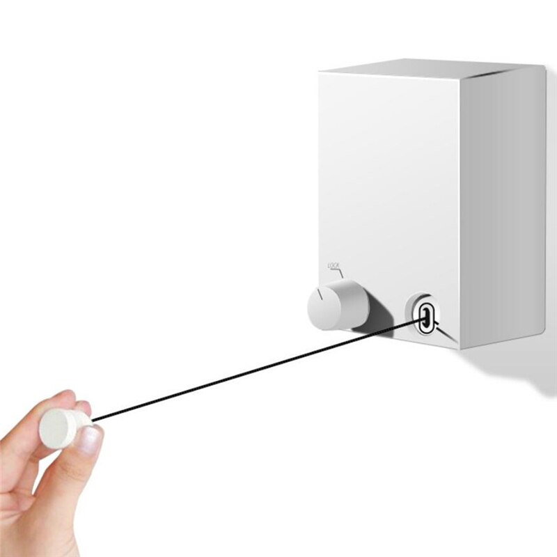 Telescopic Clothesline Stainless Steel Indoor Drying Rack Closet Storage Invisible Drying Rack Household Clothesline