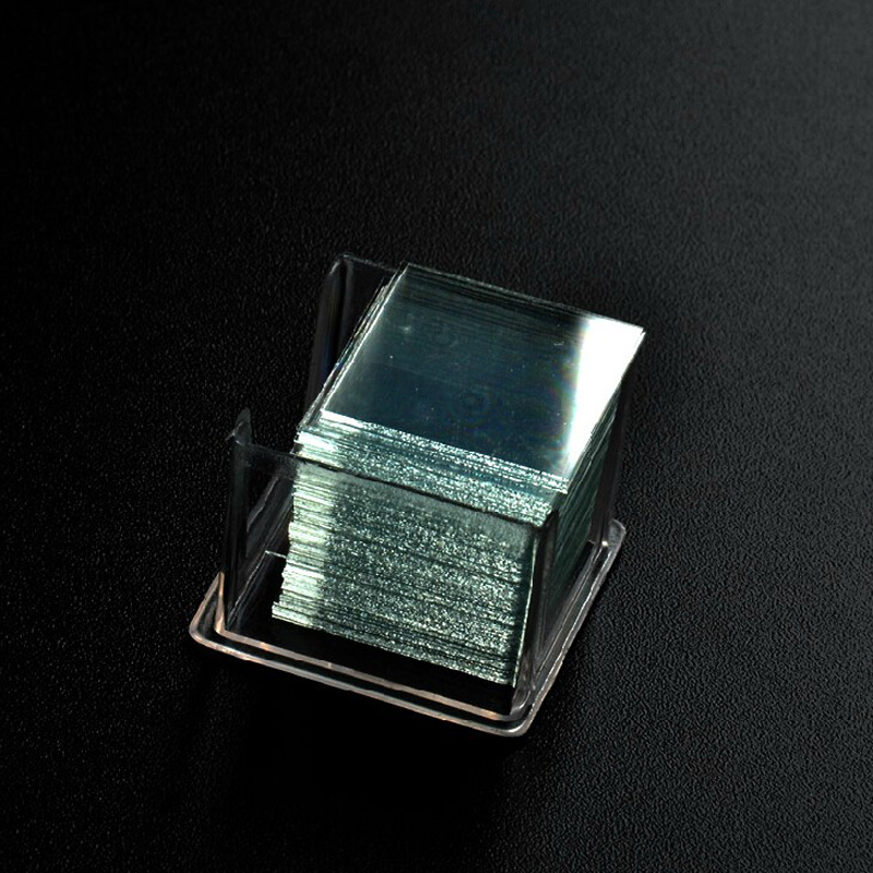 100 Stuks Standaard Formaat Cover Glas Microscoop Accessoires 0.13-0.17Mm Dikte Biologische Laboratorium Instrumenten