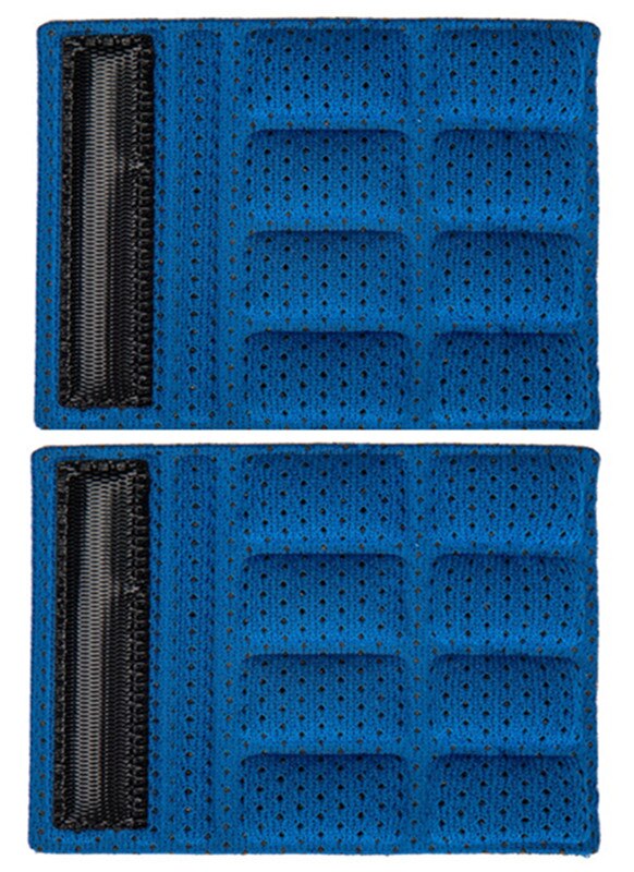 Helm Kinn Pads Schaum Pad Set Kinnriemen Polsterung Ersatz Universal für Radfahren Bike Motorrad Helm: Blue 2PCS