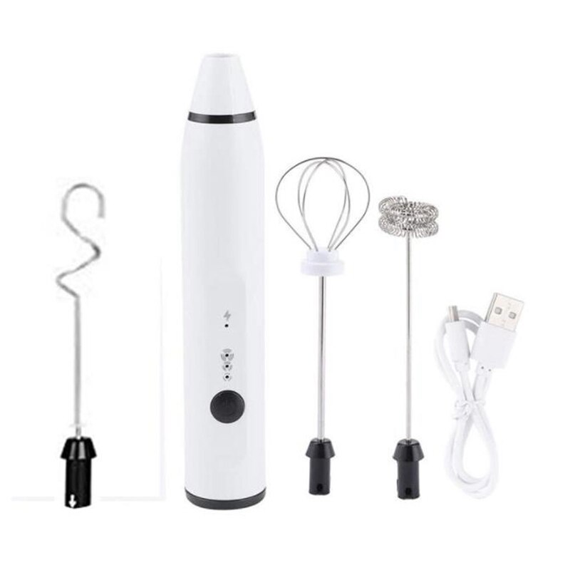 Automatische Mixer Met Kom Automatische Eiwitmixer Roomgarde 900 Ml USB Oplaadbaar Garde Huishoudelijke Desktop Elektrische Garde Eiwitmixer Huishoudelijke Elektrische Automatische Garde U-melkgarde Roomgarde Keukengerei Stille Elektrische Mixer