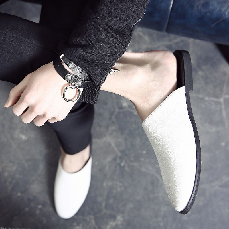 Neue männer der schuhe, tragen in der regel flach männer schuhe, leder hausschuhe, einfache stil männer schuhe, wies leder hausschuhe, atmungsaktiv