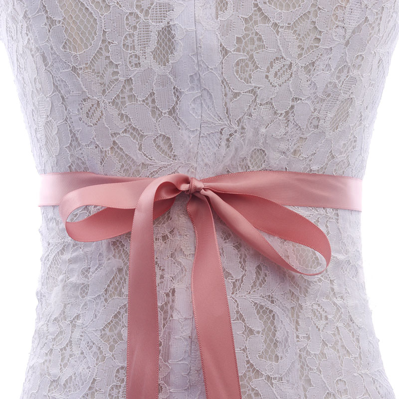 MissRDress Hand Perlen Hochzeit Gürtel Silber Kristall Braut Kleid Gürtel Strass Hochzeit Schärpen Für frauen Lange Kleider JK905: Antiquität Rosa