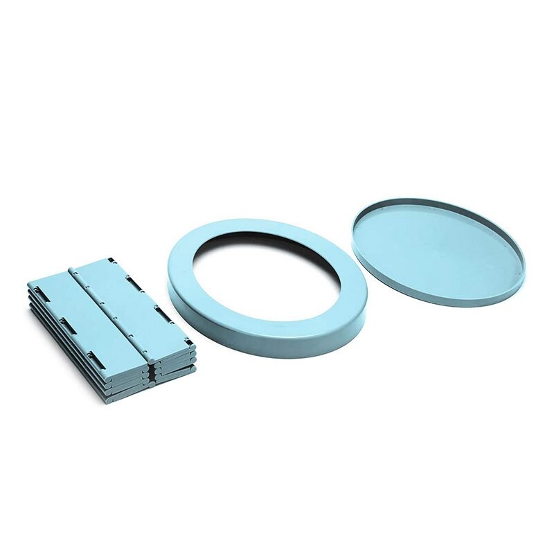 Portable Folding Toilet Seat Commode Porta Potty Car Toilet Bucket for Camping Hiking Long Trips Traffic Jam