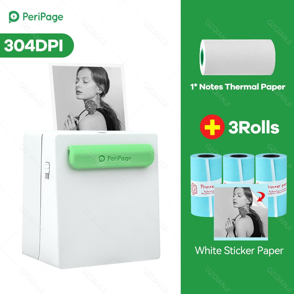 Peripage Mini Pocket Printer Draadloze Thermische Photo Printer Labels Android Iphone Kids A8 Navidad Regalos Impresora: WH add 3 Sticker