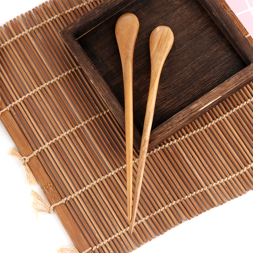 Vintage Top Hair Stick Pick Natural Wooden Sandalwood Handmade Ethnic Hairpin Chinese Style Hairpins
