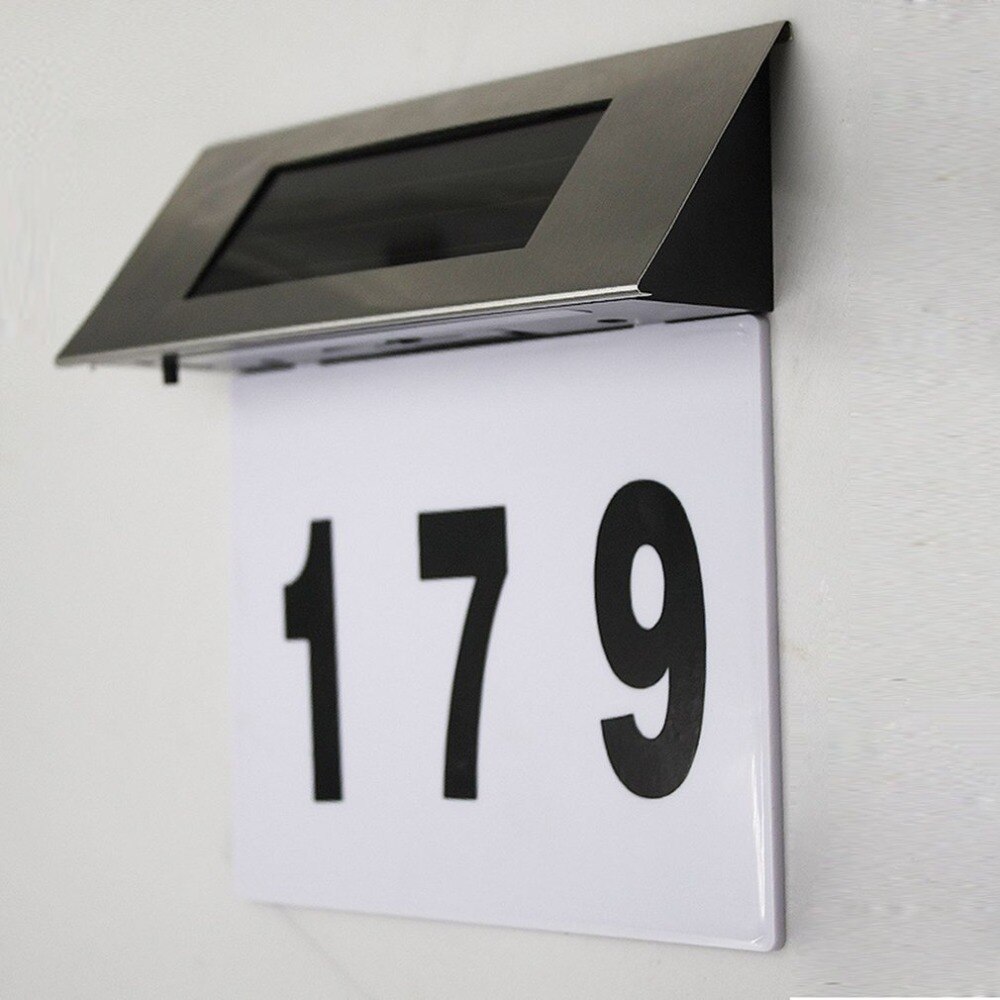 house door number outdoor hotel led numbers apartment sign nameplates doorplate Address Plaque Digit Plate Wall Lamps