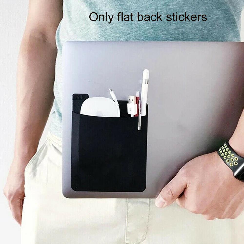 Lijm Laptop Back Opbergtas Muis Digital Harde Schijf Laptop Accessoires Organizer Pouch Creatieve Stretch Muis Tas