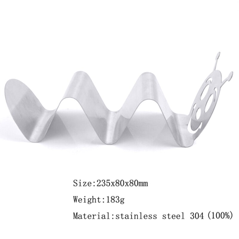 Présentoir pour Pizza acier inoxydable outils de cuisine Taco porte-coque support plateau vague sacs à main mexicain support alimentaire