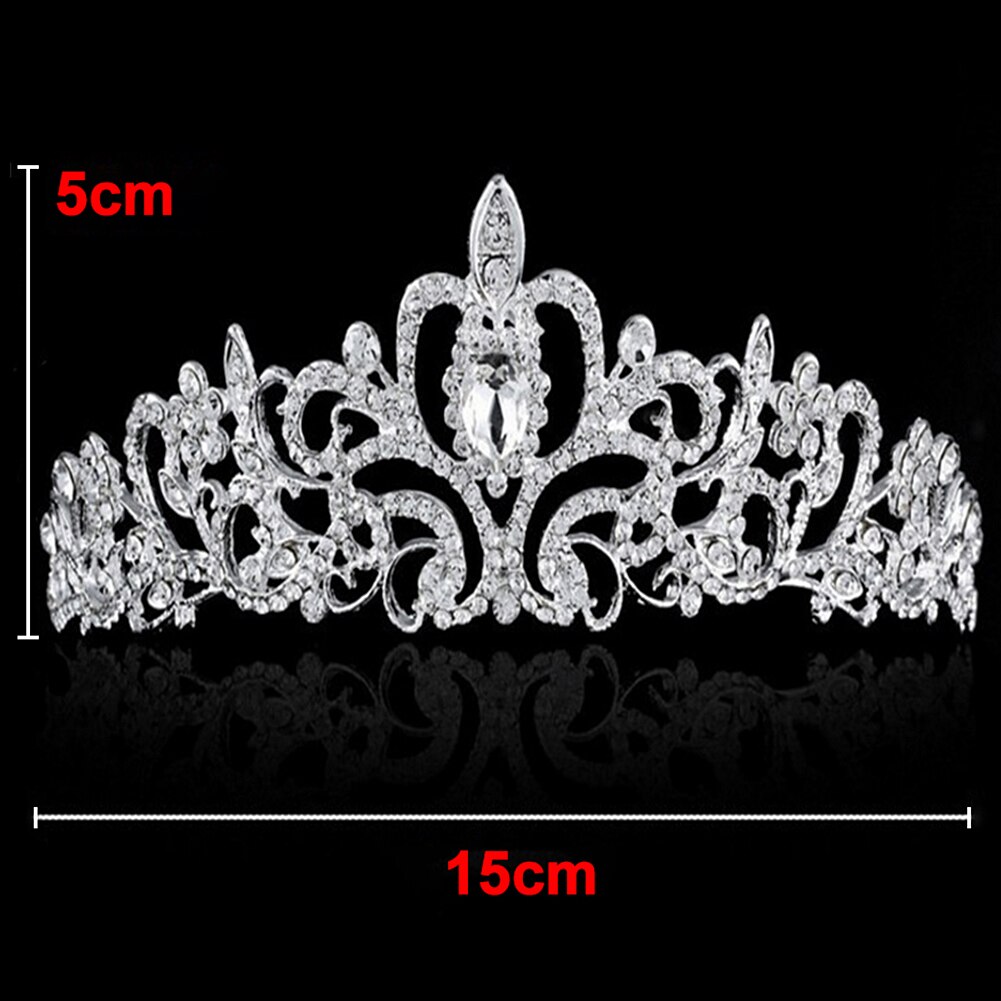Lovely Princess Headwear Toddlers Bandage Crystal Rhinestone Hair Crown Headband Baby Kid Girls Infant Hair Accessories