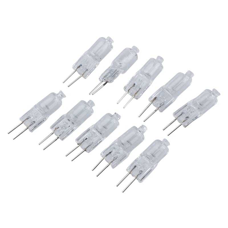 10x g4 jc type halogen pære lampe 12v 10w 10 watt