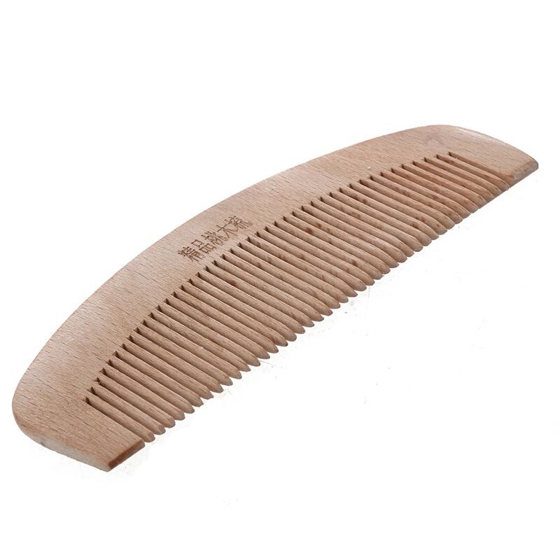 6.1" Long Chinese Traditional Handmade Hair Styling Toothed Wooden Comb