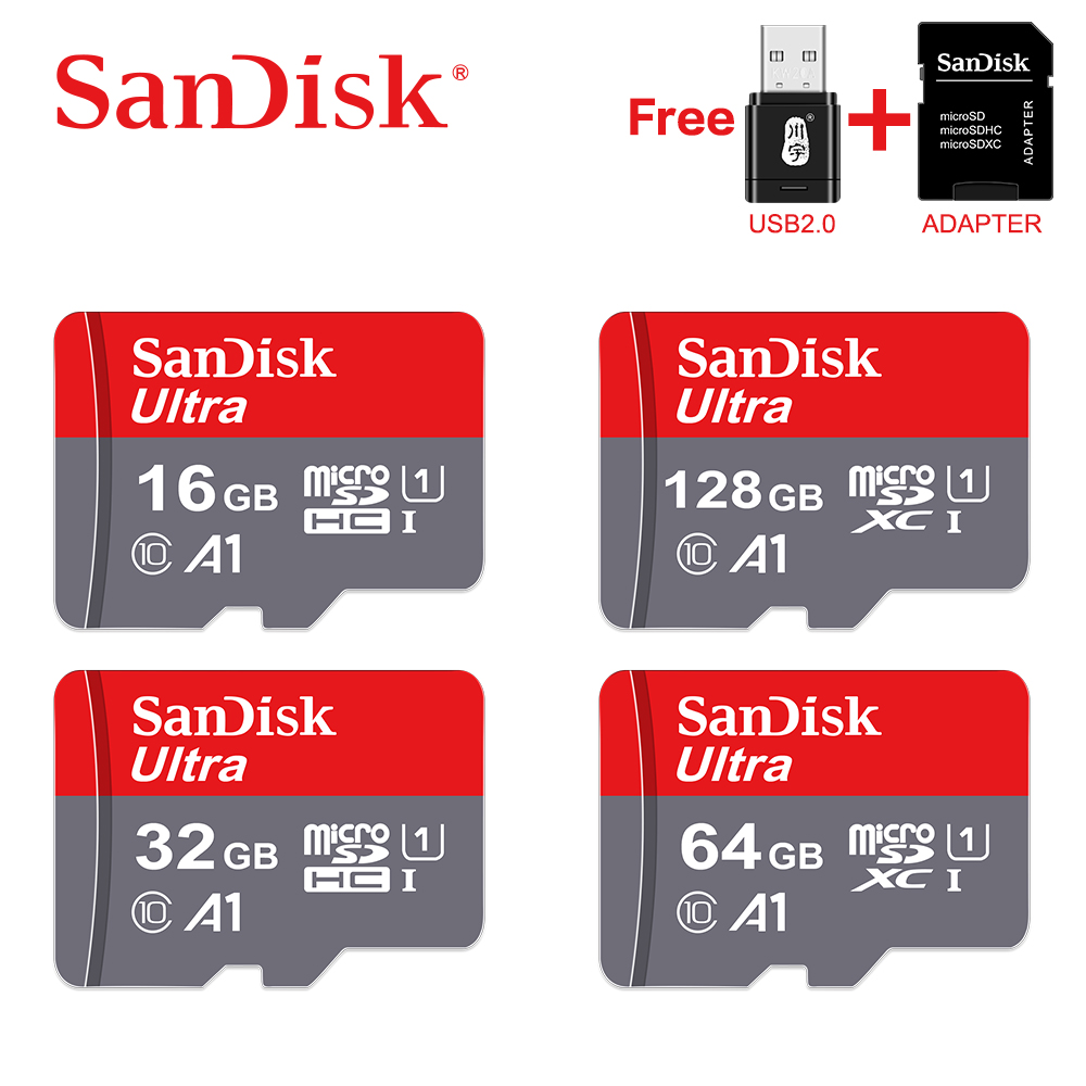 Sandisk-tarjeta Micro SD, Ultra Micro SD, de 128 GB, 32GB, 64GB, 256GB, 16 GB y 400gb, tarjeta de memoria Flash SD/TF, 32 64, 128 GB, microSD para teléfono