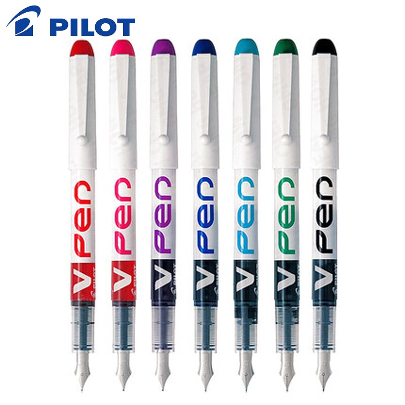 1pcs PILOT Fountain pen SVPN-4W V Pen Straight liquid disposable color pen Student Words Office Signature Supplies M nib