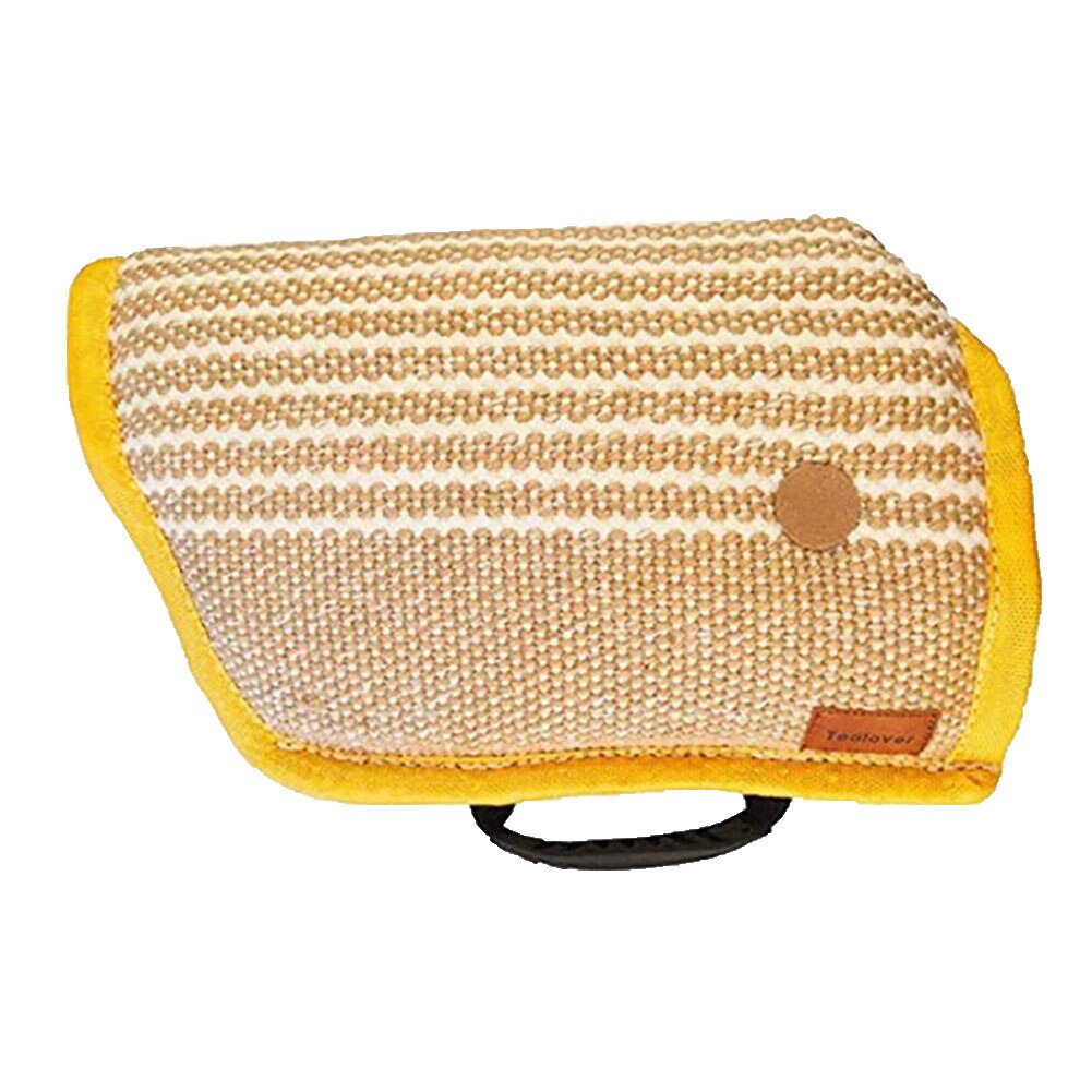 Malinois manches épaisses en lin pour Protection des morsures, chien de berger, Protection des morsures: YELLOW