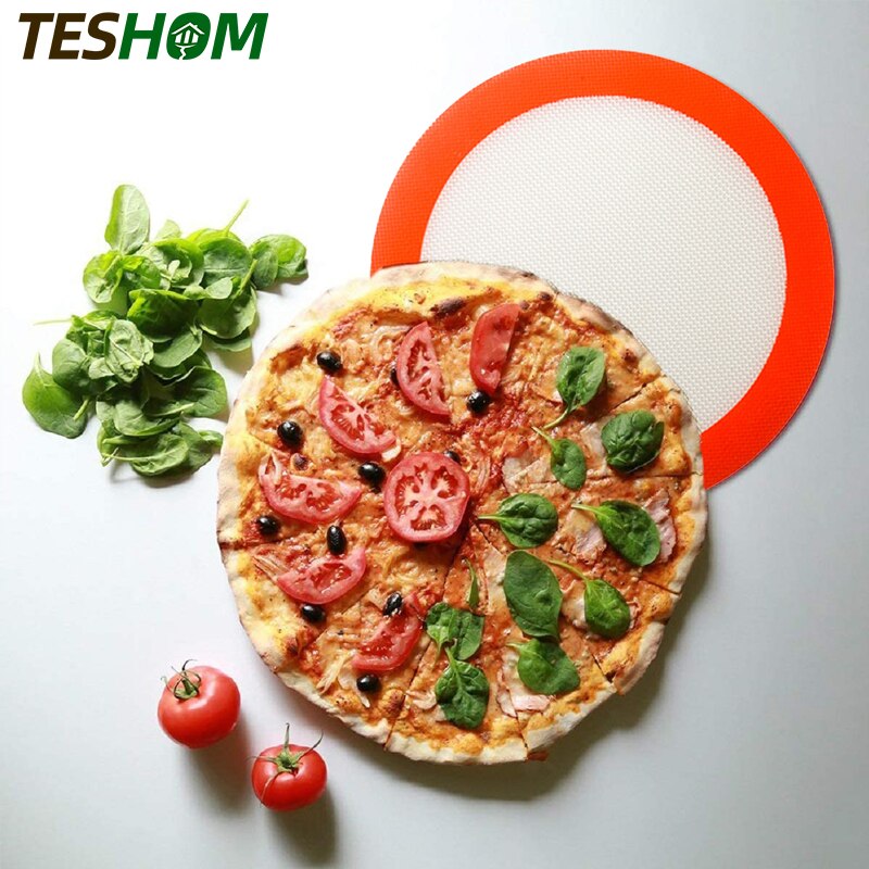 Premium Ronde Siliconen Bakken Mat Non Stick Herbruikbare Diameter 9 Inch Ronde Cake Pan Liner Bakken Lakens Pizza Pad