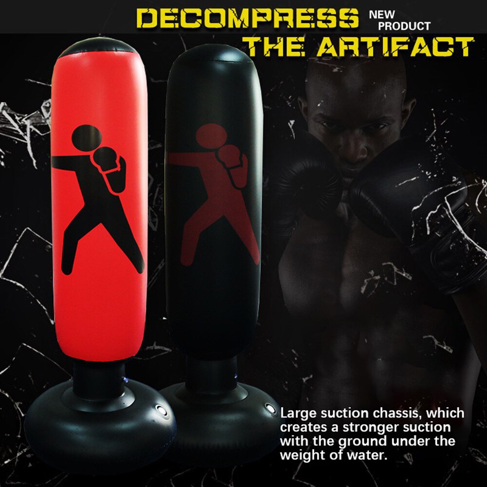 Portable Foot Air Pump Inflate Equipment Fighting Column Inflator Pump Fitness Inflatable Boxing Column Tumbler Trainning Column