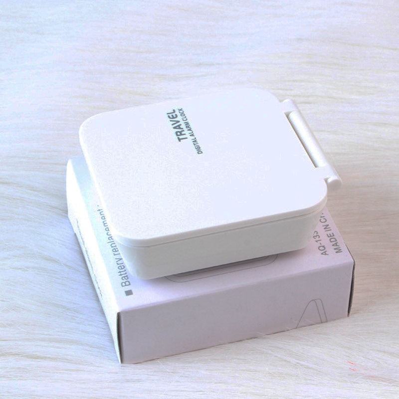 modern snooze alarm clock LED digital desktop clock battery operated travel clock watch thermometer 5 color