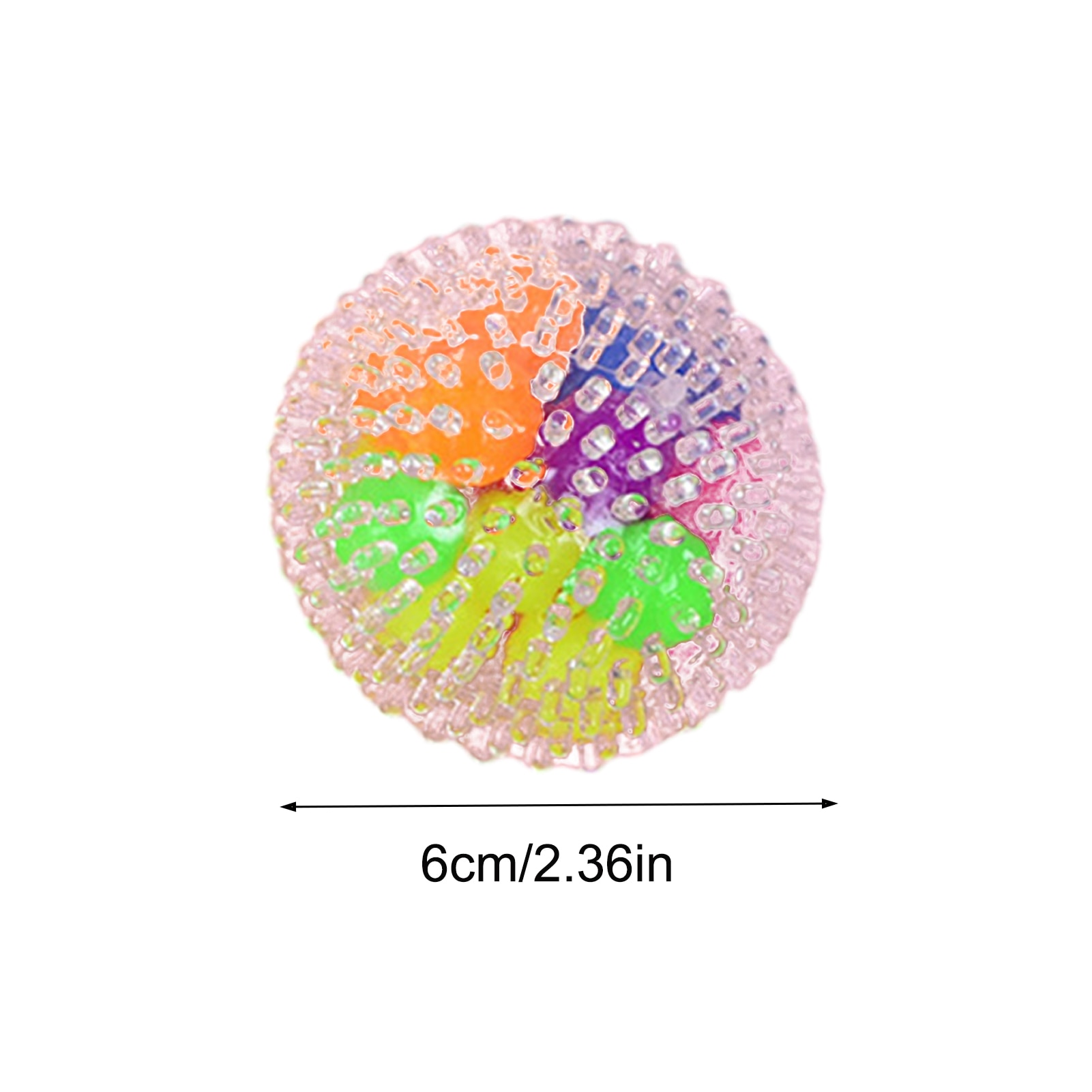 Rainbow Novetly Squeeze Ball Mesh Squishy Balls Stress Relief Squeeze Grape Balls Relieve Pressure Balls Hand Fidget Toy