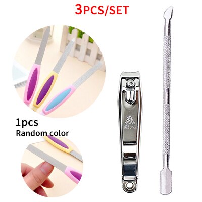 Nagelriem Pusher Gereedschappen Dode Huid Cuticula Remover Cleaner Manicure Nail Art Gereedschap Set Rvs Toe Nail Trimmer Cutter: Style 24
