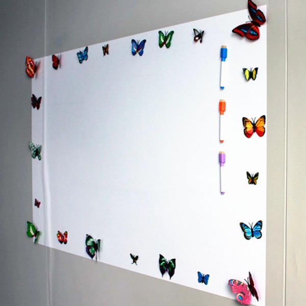 Pegatina de pared decoración pizarra magnética suave imanes pizarra borrable pizarra magnética rotulador de oficina pegatinas para pared