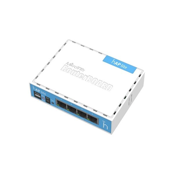 Access Point Repeater Mikrotik RB941-2nD 300 Mbits/S 2.4 Ghz Lan Wifi Wit Blauw