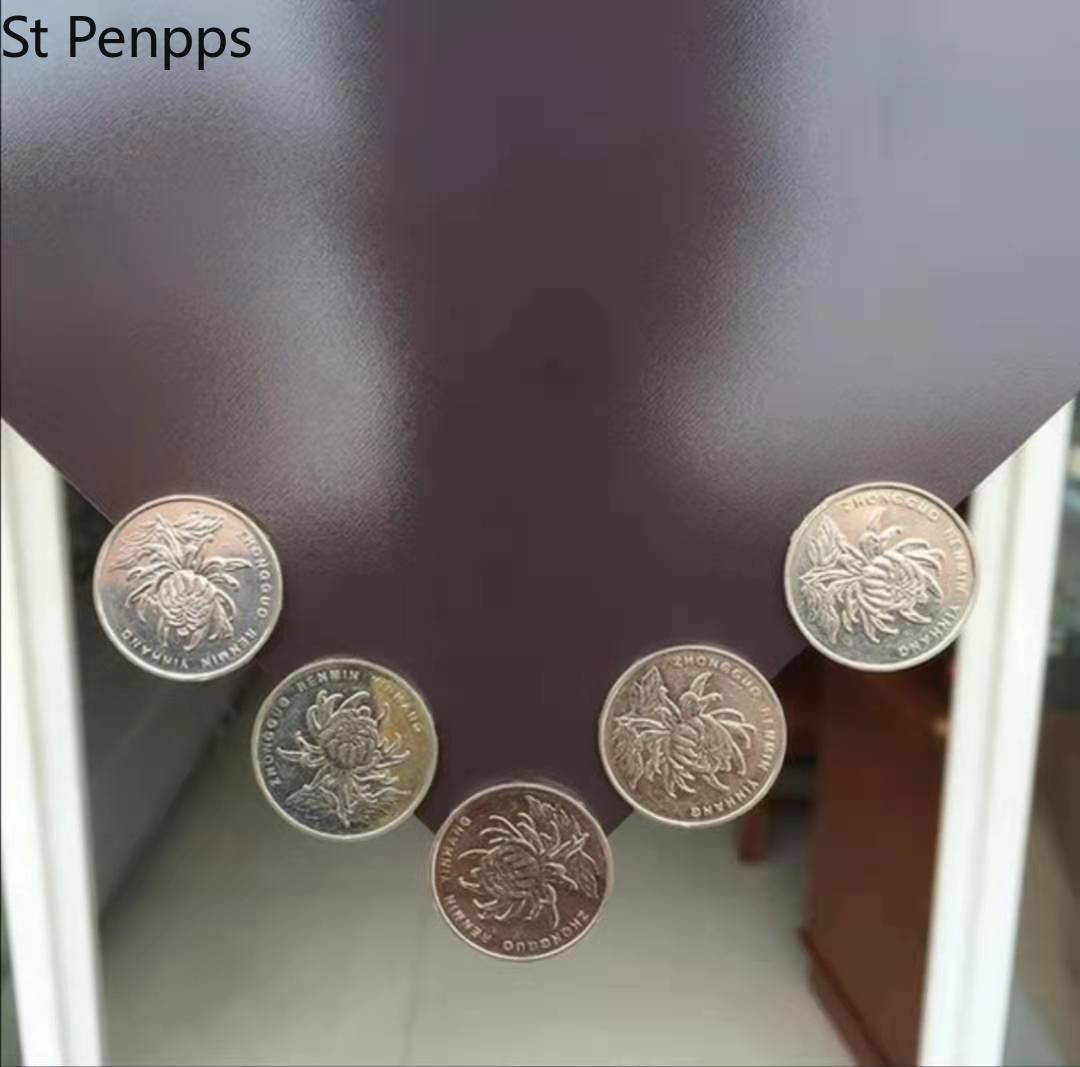 A4 magnetplader sorte magnetmåtter til køleskab foto- og billedskæringsformsmagneter magnetisk på den ene side 0.5mm