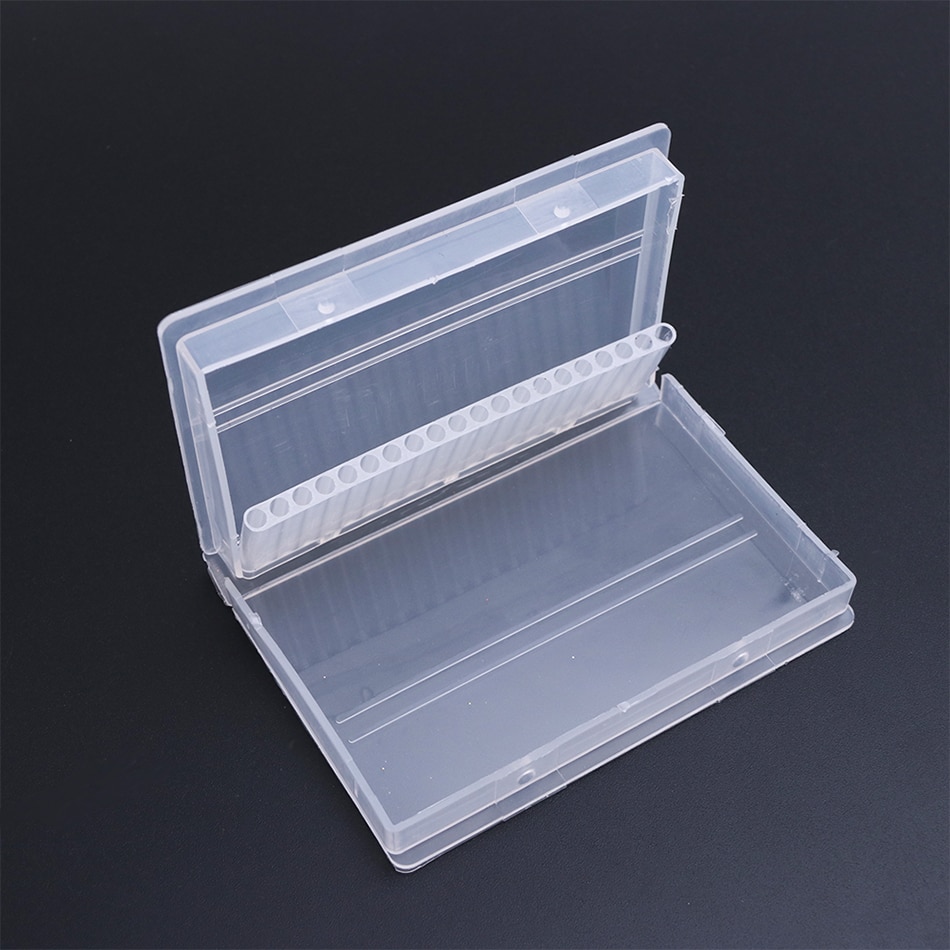 Caixa de armazenamento para manicure, estojo organizador acrílico para lixa e contêiner, caixa de armazenamento para lixa de unha CHA35-1
