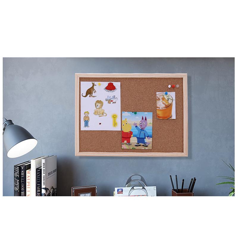 Office Cork Board Wood Hanging Bulletin Board Office School Supplies 30x40cm