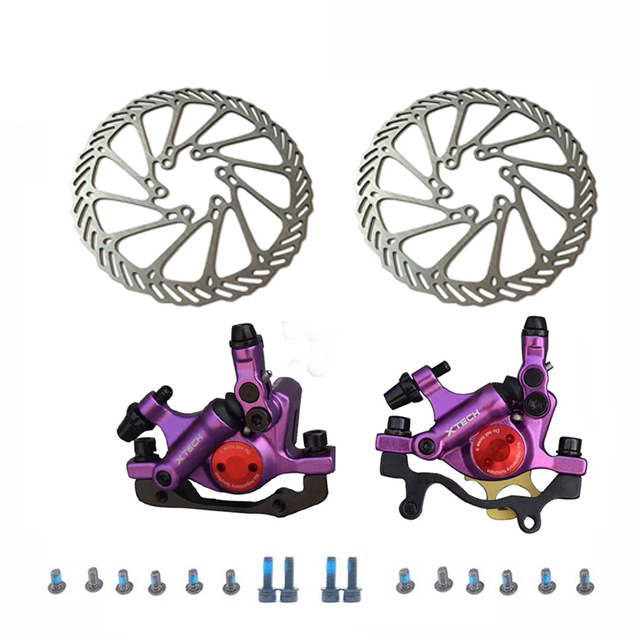 ZOOM XTECH-cilindro de freno de disco de tracción de línea hidráulica HB100, con rotores HS1 G3, compatible con M375, TX805, MT200, M315, M365, M395, M447: Purple  A Pair  G3
