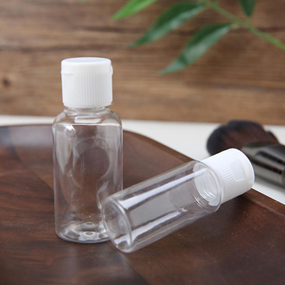 Flacon Vide Plastique 60ml/75ml/80ml/100ml/120ml Makeup Bottles For Liquid Cap Empty Lotion Plastic Cream Flip C0O4