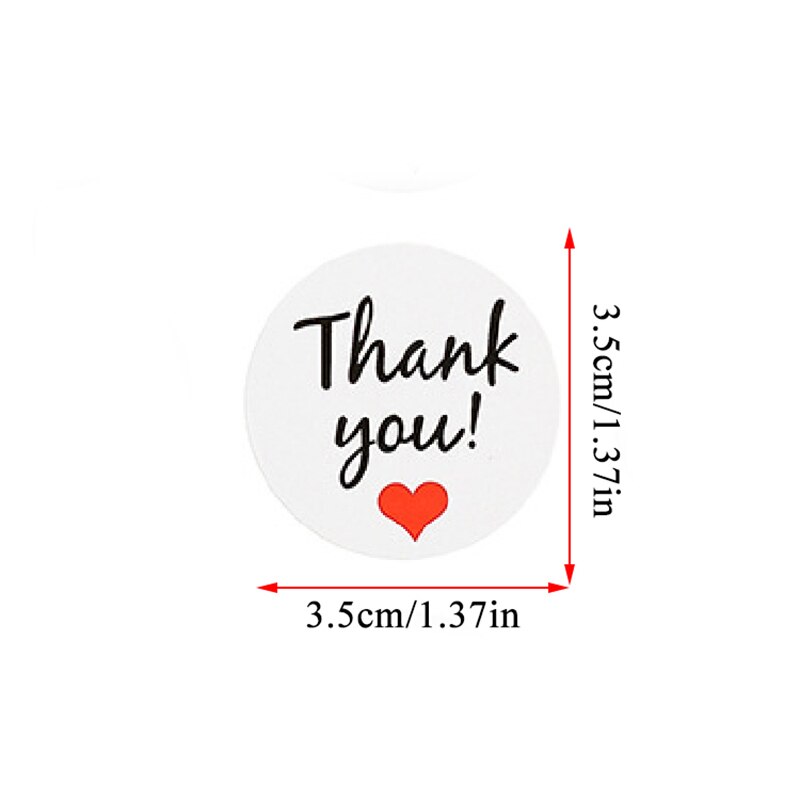 60pcs Transparent Sticker Adhesive Thank You Seal Labels Round PVC Box Sticker Letter Sticker Home Decoration Supplies