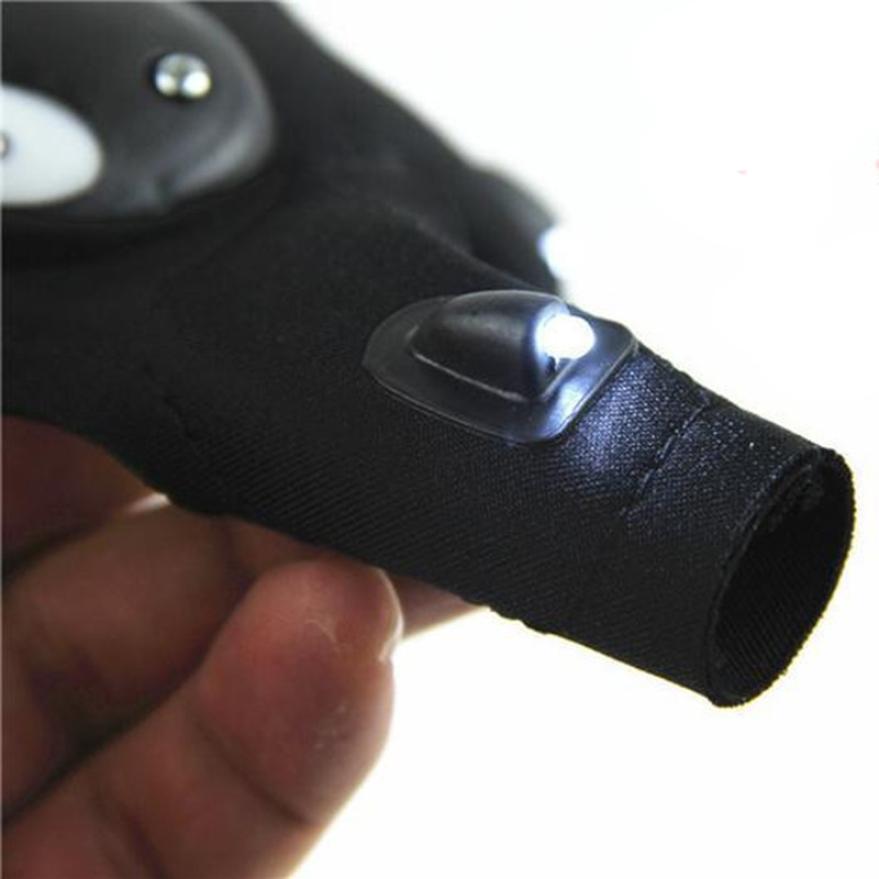 NEUE LED Licht Handschuhe Finger Beleuchtung Auto Reparatur draussen Activing Nacht Angeln Artefakt # A20