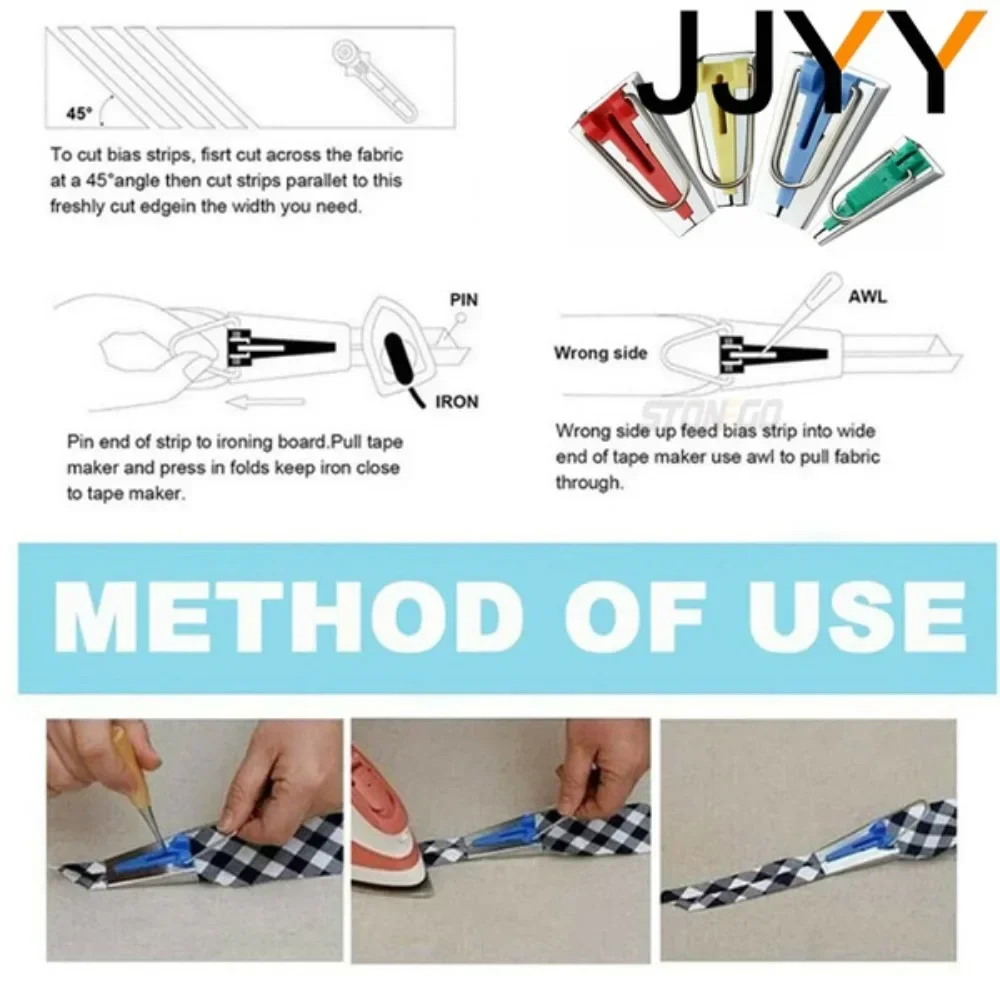 Máquina para coser cortinas, dobladillo, cinta para hacer tuberías, fondo, tiras de tela hechas a mano para el hogar, conjunto de herramientas, accesorios de costura DIY