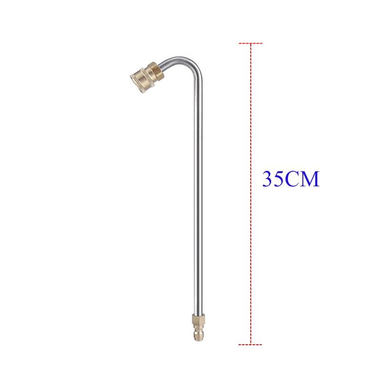 High Pressure Washer Gutter Cleaner Attachment For Lance/Wand 1/4" Quick Connect,for Lavor for Nilfisk for Bosch car accessories: Yellow