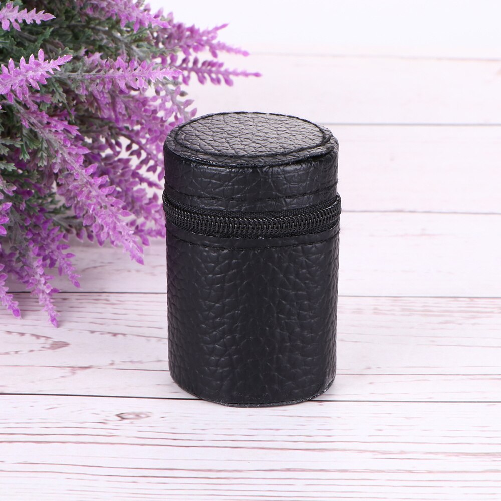 4 Stuks 30Ml Rvs Cups Bier Whiskey Mokken Outdoor Travel Cups Schot Kopjes Drinken Met Zwart Lederen carrying