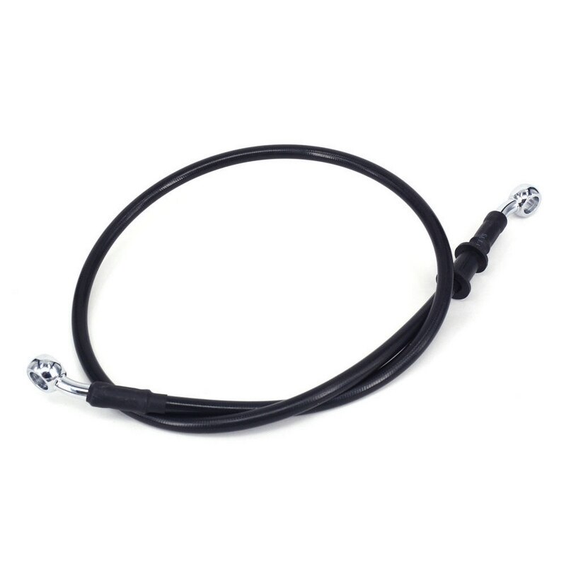 Motorcycle Braided Brake Clutch Oil Hoses Lines Pipes Cables 500mm-2000mm Motorcycle Bike: 60cm Black