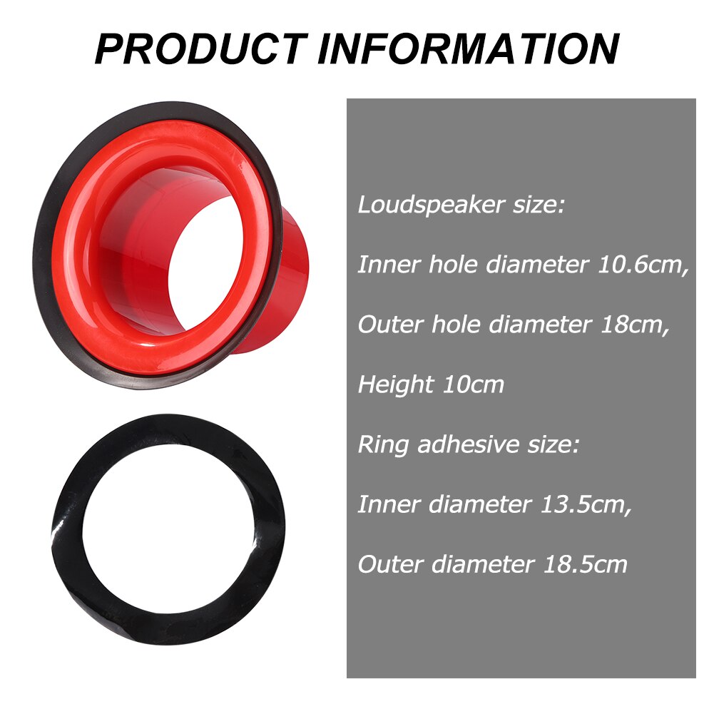 Drum Bass Bottom Microphone Loudspeaker Voice Sound Amplifier Drum Accessories Bass Hole Protection Percussion Spare ABS Parts