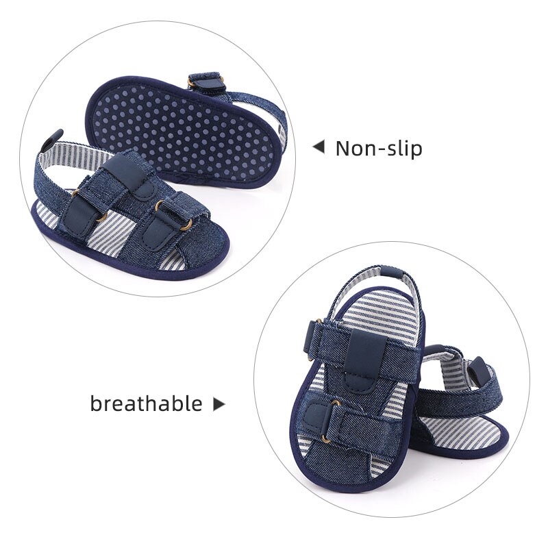 Sommer Baby Schuhe Weiche Baumwolle Einfarbig Neugeborenen Jungen Schuhe nicht-Unterhose Sohlen Kleinkind Sandalen Erste Wanderer für Jungen mädchen