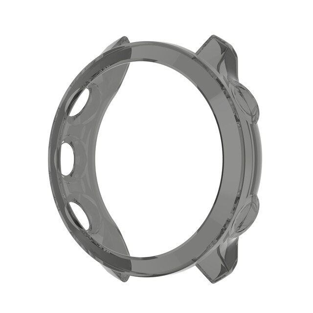 Protective Case For Garmin Forerunner 55 Watch Cover For Garmin Forerunner 158 Protector Case Soft TPU Bumper Smart Watch Shell: Black / For Forerunner 55