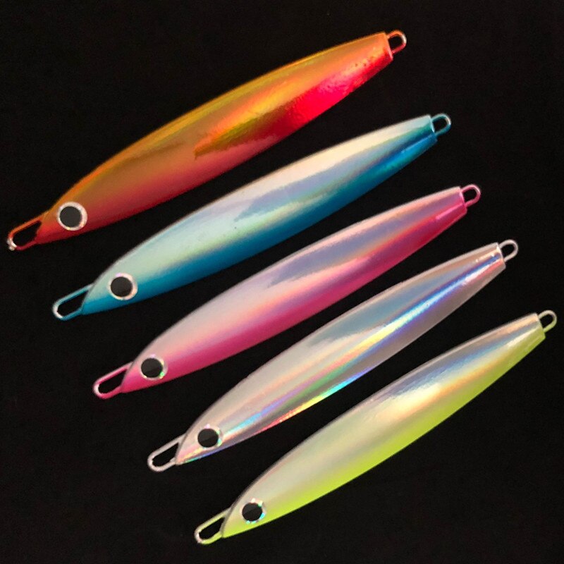 Battlebass 1 Stks/partij 40G 60G 80G Mes Jigging Metalen Lepel Vib Kunstmatige Aas Boot Vissen lokt Lood Vissen Lokken