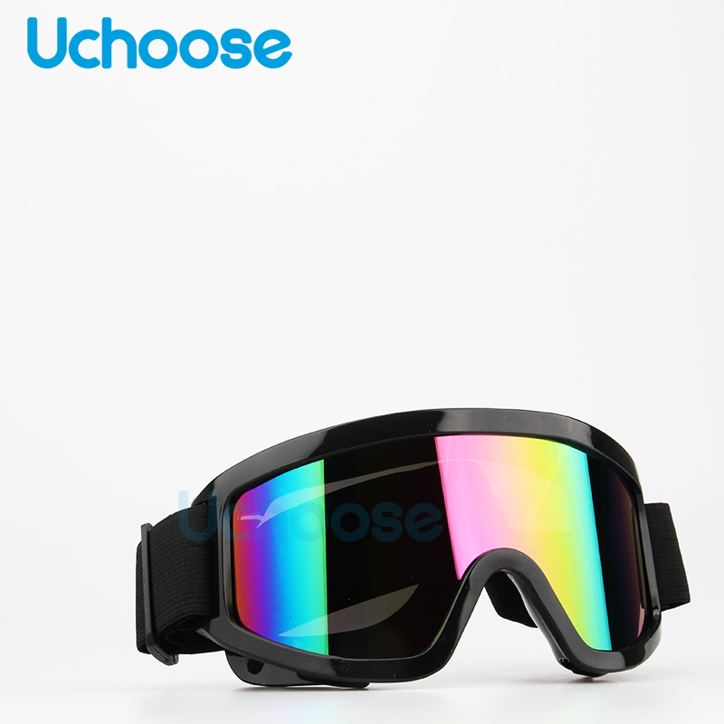 Gafas para casco de motocicleta, gafas protectoras para exteriores, gafas de sol para motocicleta, gafas para ATV, gafas para Motocross ATV: Champán