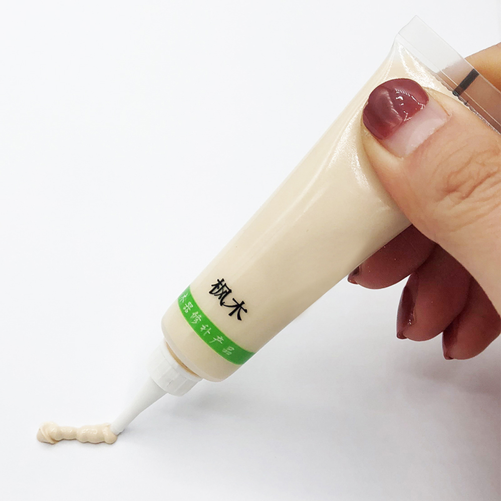 Møbelmaling, tremøbelreparasjonspasta for tredører, gulvrenovering, ripehull, sprekkfjerner 18g , ren hvit tremaling: Svart / 36 farger